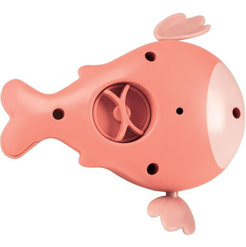 Brinquedo de Banho Baleia Rosa 6m+
