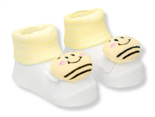 Meia RN Bichinho Pantufinha Abelhinha