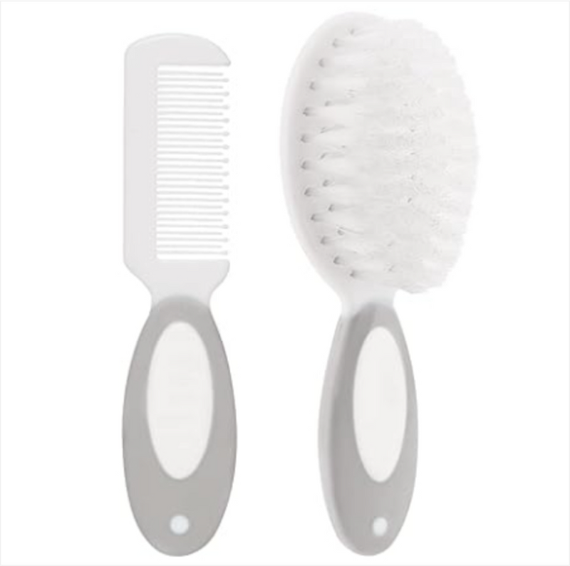 Kit Escova e Pente de Cabelo Para Bebê  Pimpolho